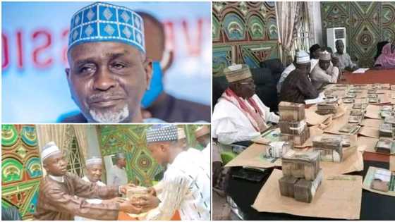 Photos emerge as Shekarau’s Shura reportedly Shares ‘N100m Atiku Largesse’, stirs reactions