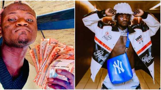 “A whole celebrity”: Fans liken Portable to mechanic, drag him over dirty fingernails as he flaunts money