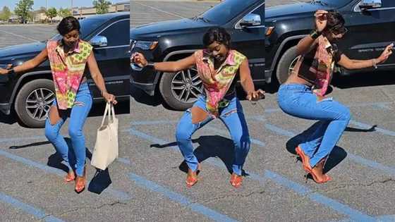 "She is a dynamite": Confident lady in ripped jeans dances sweetly in open arena, video goes viral on TikTok