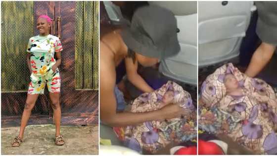 "She really tried": Joy as Abia student helps pregnant woman deliver baby in moving vehicle, video emerges