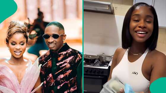 Juma Jux gives wife $30k as push gift, her reaction after seeing the money trends: "She deserves it"