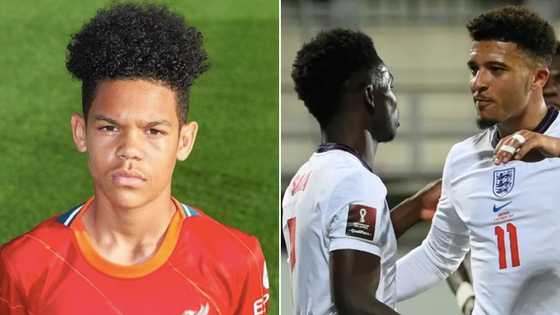 Liverpool's Gabriano Shelton has South African hopes after Bukayo Saka, Jadon Sancho and Marcus Rashford buse