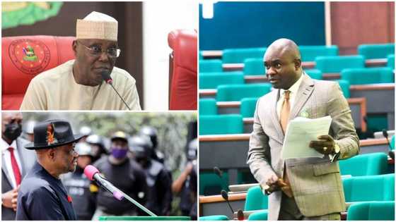 Amid Wike's rift with Atiku, PDP rep member from Rivers reveals presidential candidate he's supporting