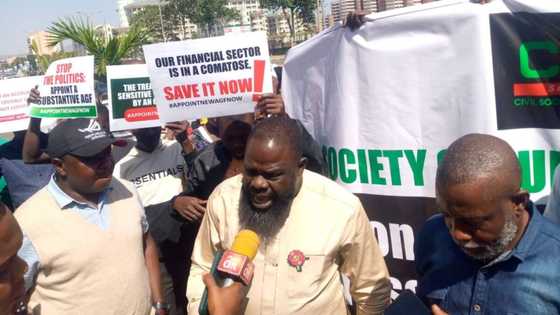 Coalition protest in Abuja, demand expedite action on appointment of substantive AGF by Buhari