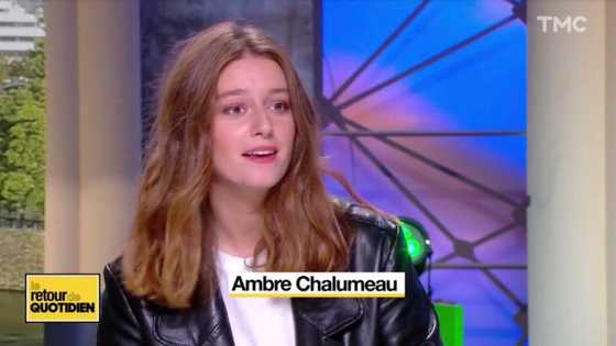 La découverte d’Ambre Chalumeau sur le plateau du Quotidien
