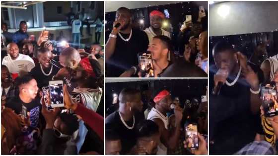 PSquare perform first time after breakup at 40th birthday party, Don Jazzy, Mr Macaroni, others storm event
