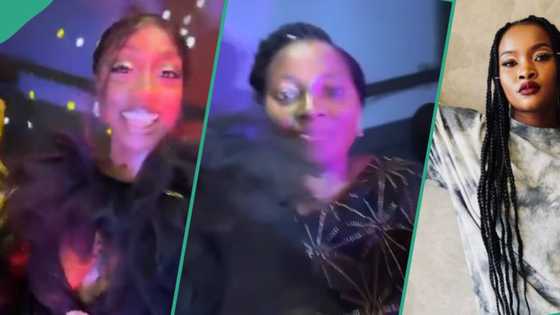 Moment BBNaija All Stars Doyin joins Ilebaye and her mum to do the victory dance, fans react