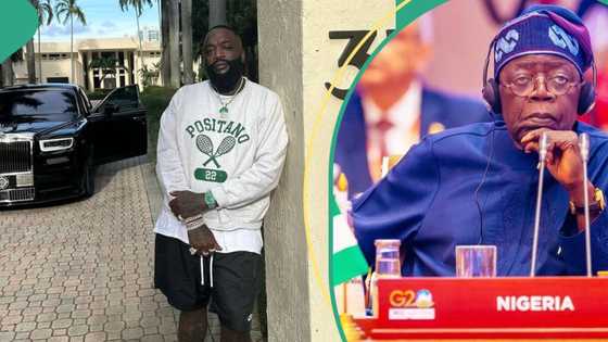 "Bola Ten Ubu": Nigerians react to video of Rick Ross bastardising Pres Tinubu's name