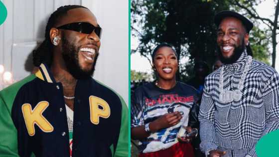 Fun video of Burna Boy and sister playing like little kids trend: “Maturity wan kee broke man”