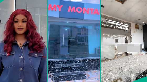 Lady demolishes her luxury boutique as landlord sells property 1 year after she renovated it