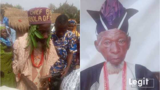 Meet oldest living Oyo Baale who ascended throne at age of 123 (photos)