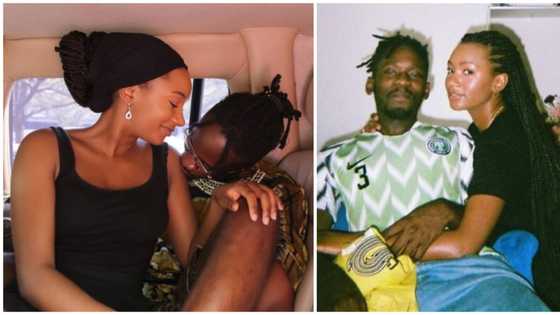 Mr. Eazi's sweet words to girlfriend Temi Otedola in new video trends online