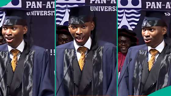 Pan-Atlantic University best graduating student gets 4.98 CGPA, his valedictory speech goes viral