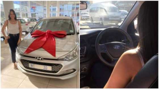 Young lady wows social media users, buys another car 6 months after she got 1st vehicle