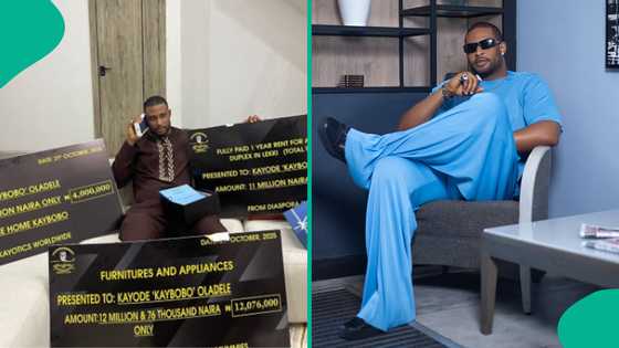 BBN Kaybobo's fans rent him fully-furnished N11m 4-bed duplex in Lekki, iPhone 17 Pro max, N4m cash