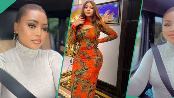 Regina Daniels changes hairstyle, goes bald: "Do it so your kids can brag about it"