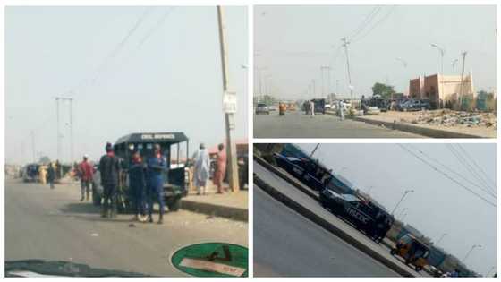 Hotuna: Magoya bayan NNPP da Abba sun gamu da babbar matsala yayin da suka fito taro a Kano