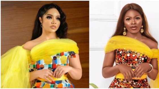 Celebrity style recreation: Beautiful lady recreates BBNaija Nengi's stylish ankara dress