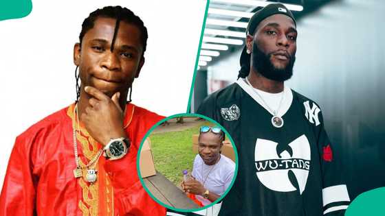 "Burna Boy don price": Speed Darlington shows large quantities of baby oil to be used in music video