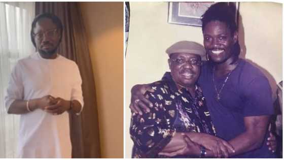 Daddy Showkey makes surprising revelation about relationship with Ayinde Barrister, seen with late fuji star