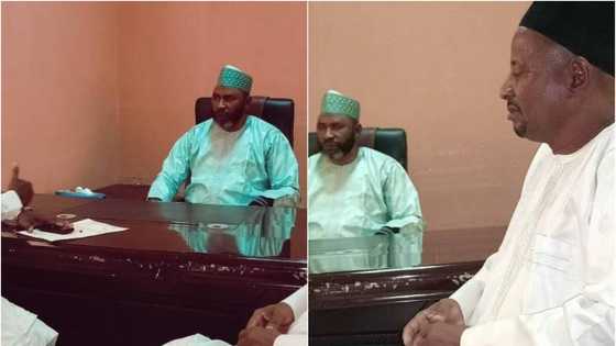 Hotuna cikin labari: Alaramma Ahmad Sulaiman ya shiga ofis, ya mika godiya ga Allah