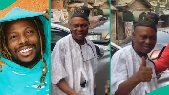 Asake reportedly got his father car and house in 2023 as clip of people hailing singer's dad emerges