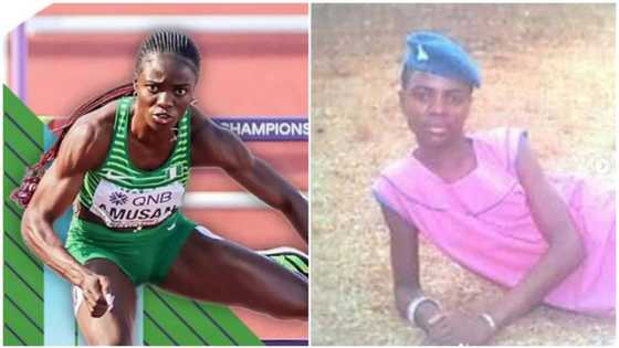 Tobi Amusan: PDP chieftain digs up Secondary school photo of Nigerian athlete, drops powerful message