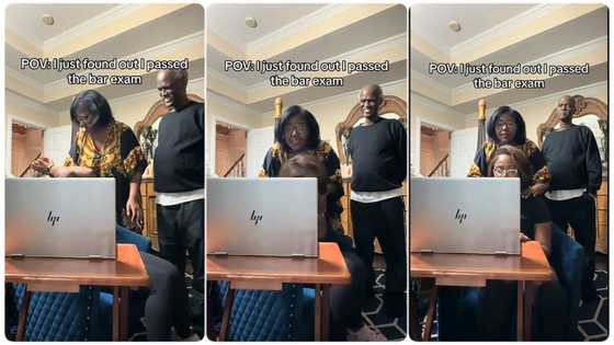 Lady sheds tears of joy after discovering she passed her bar exams