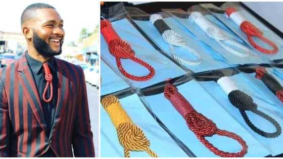 Crazy fashion trends: Viral photos of 'noose necktie' leaves Nigerians with mixed feelings