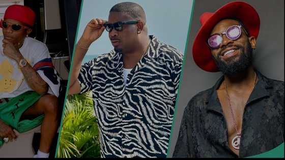 "My Idolo": Wizkid gives shout out to D'banj, Mo'hits, says he grew up around them