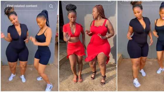 "I'd like to be the stepdad": Curvy mum and her pretty daughter whine their waists sweetly in cute dance video