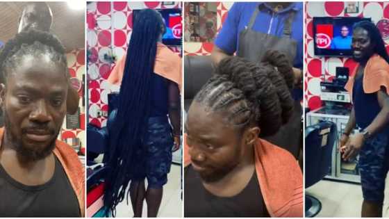 Veteran singer Daddy Showkey puts impressive floor-length dreadlocks on display in new photos, videos
