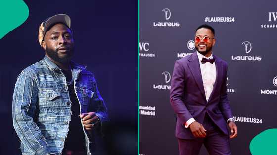 Former Man Utd star Patrice Evra sends message to Davido over new song "Be there still"