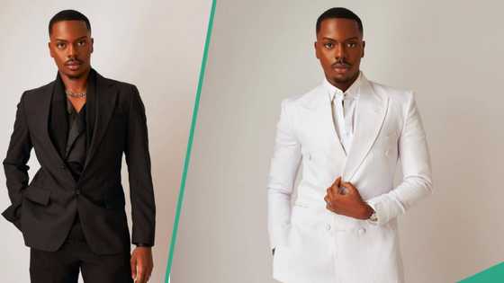"Style king": Media personality Enioluwa dazzles like disco singer in distinct outfit, gets fans reactions