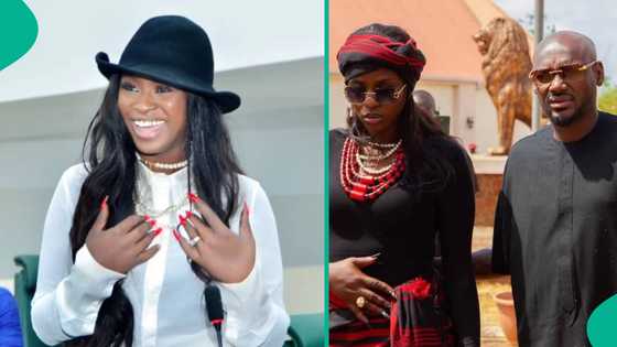 Natasha Osawaru's first post after traditional wedding with 2Baba divides online in-laws