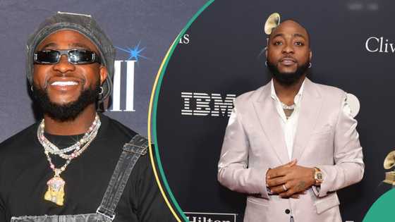 "Make them no chook am 4 him mouth": Adorable moment Oyinbo men struggled to get Davido's autograph