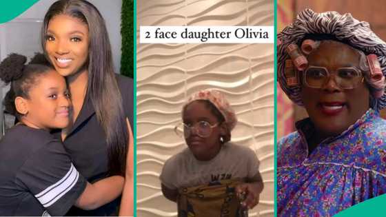 Annie Macaulay's 2nd daughter Olivia recreates Hollywood's Tyler Perry's Madea's scene in old video