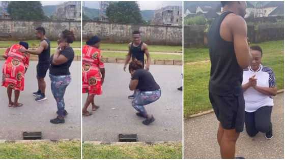 NSPPD's pastor Jerry Eze spotted on street in rare video, women 'rush' him and kneel before him