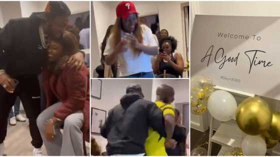 Lady throws 30BG themed birthday party in London, guests dress as Davido, singer makes surprise appearance
