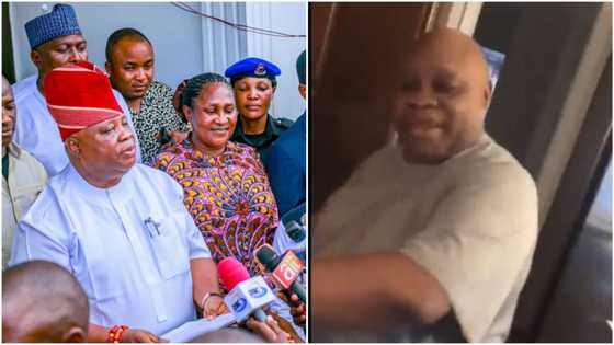 Hilda Baci: Video of Governor Adeleke in kitchen surfaces, shows Davido's uncle's culinary skills