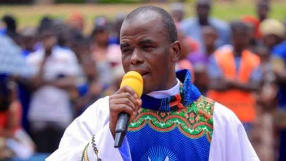 Hours after resurfacing in Enugu, Father Mbaka reveals those behind his "disappearance"