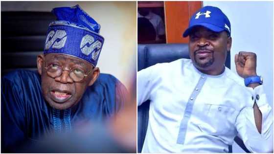 Reactions as MC Oluomo shares videos of ‘Oyinbo’ campaigning for Tinubu
