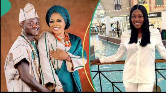 Portable's baby mama Ashabi Simple amazes many as she declares her love for singer's wife: "U no go fall"