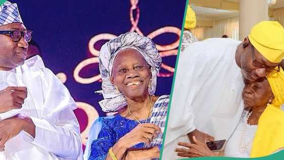 "She looks young": Billionaire businessman, Femi Otedola, celebrates mom at 92, pens lovely note