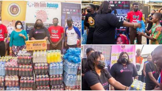 No one ever became poor by giving: Actress Eniola Badmus blesses orphanage home with numerous gifts
