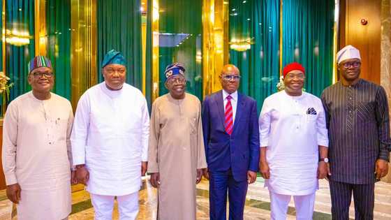 Bayanai Sun Bullo Kan Sa Labulen Tinubu da Gwamnonin da Suka Yaki Atiku a PDP