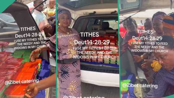 Instead of dropping it in church, woman uses her tithe to feed the needy, less privileged and widows