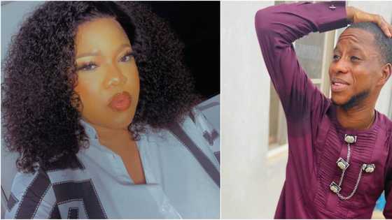 What rubbish talk is this? Toyin Abraham reacts as fan says actress won't sleep over an unfulfilled promise
