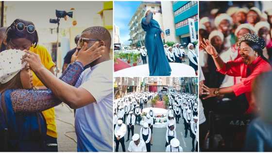 "She don carry beret give everybody": Mercy Chinwo causes a stir with music video snippet, womb watchers react