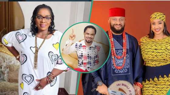 Rita Edochie attacks Prophet Odumeje for allowing Yul, Judy climb his altar: "It needs cleansing"